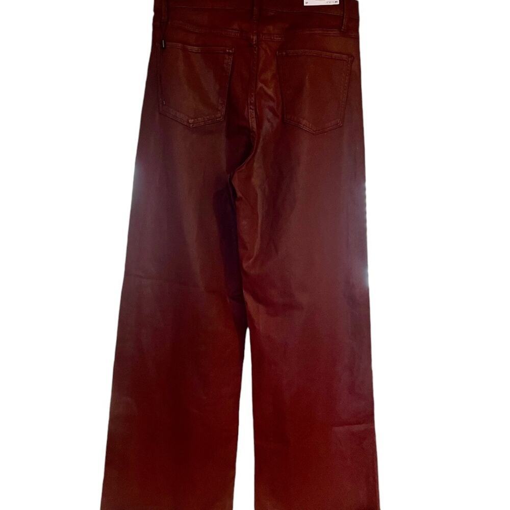 JOE'S JEANS Women's Coated High Rise Wide Leg Full-Length Jeans - Size 31 - NWT - Picture 4 of 10